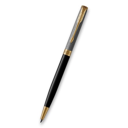 Papírenské zboží - Parker Sonnet Silver & Black GT kuličková tužka Slim