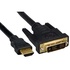 Papírenské zboží - Video-Kabel DVI (18+1) M - HDMI M, 3m, schwarz, Logo, Blister