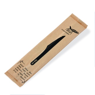 Papírenské zboží - Nůž dřevěný 16,5cm jednotlivě balený [100 ks]