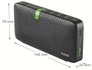 Papírenské zboží - Přenosný reproduktor "Compplete", Bluetooth, LEITZ, černý