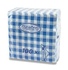 Papírenské zboží - Serviette 1-lagig Karo blau 33 x 33 cm [100 St.]