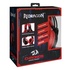 Papírenské zboží - Redragon CHRONOS, Spielkopfhörer mit Mikrofon, Lautstärkeregelung, schwarz/rot, 2x 3.5 mm jack + USB