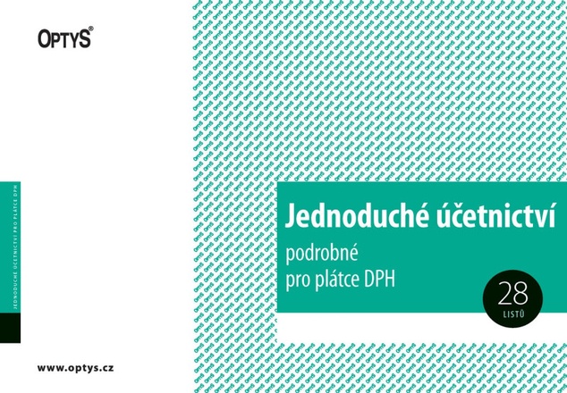 Papírenské zboží - Jednoduché účetnictví podrobné pro plátce DPH A4, 28 listů 1023