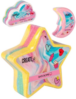 Papírenské zboží - Šumivá bomba do koupele 1ks, 3 druhy