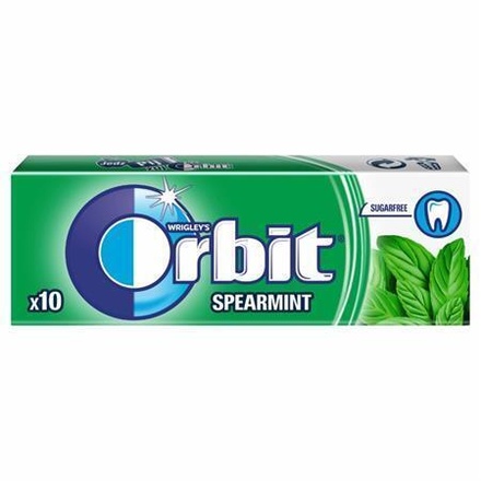 Papírenské zboží - Žvýkačky, 14g, ORBIT "Spearmint dragees"