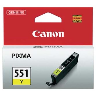 Papírenské zboží - Canon originální ink CLI551Y, yellow, 7ml, 6511B001, Canon PIXMA iP7250, MG5450, MG6350,