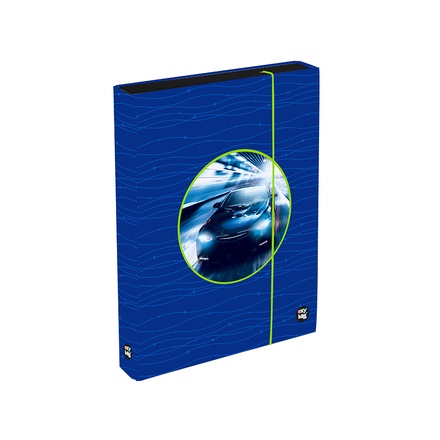 Papírenské zboží - Box na sešity A4 Jumbo OXY Sherpy Blue