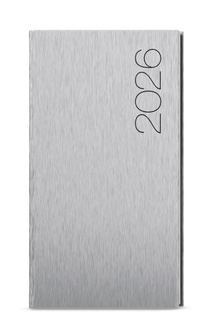 Papírenské zboží - Týdenní diář - Jakub - ForMen - kapesní - Silver