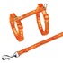 Papírenské zboží - Katzenleinengeschirr mit Band genäht, 22–36 cm/10 mm, 1,2 m