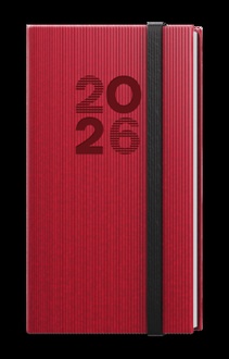 Papírenské zboží - Týdenní diář - Jakub - Vigo - kapesní - červená