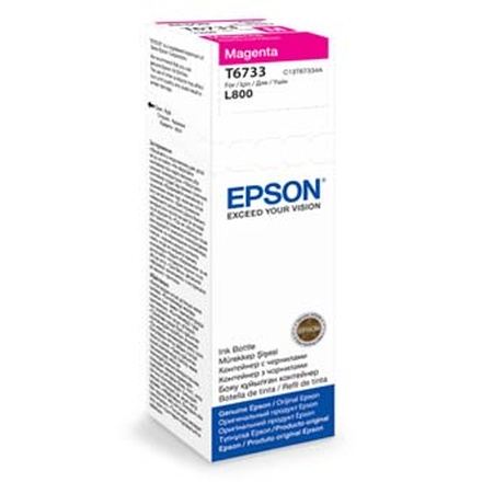 Papírenské zboží - Epson originální ink C13T67334A, magenta, 70ml, Epson L800