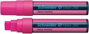Papírenské zboží - Kreidemarker Maxx 260, rosa, 2-15 mm, flüssig, SCHNEIDER