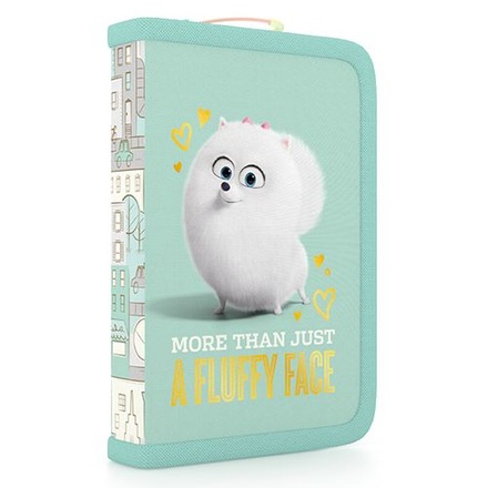 Papírenské zboží - Penál 1 patro 2 klopy Pets