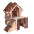 Papírenské zboží - BJORK Holzhaus für Hamster, 2 Zimmer 15 x 15 x 16 cm
