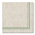 Papírenské zboží - Ubrousky PAW AIRLAID L 40x40cm Natural Frame Dark Green