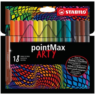 Papírenské zboží - Fix STABILO pointMax 18 ksu "ARTY"