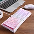 Papírenské zboží - Marvo KG962 EN - R, Tastatur US, Gaming, mechanischer Typ verkabelt (USB), weiß, hintergrundbeleuchtet,