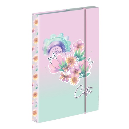 Papírenské zboží - Box na sešity A5 Flowers