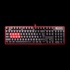 Papírenské zboží - A4Tech B2278, Tastatur CZ, Game, optische Schalter typ verkabelt (USB), schwarz/rot