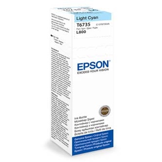 Papírenské zboží - Epson originální ink C13T67354A, light cyan, 70ml, Epson L800