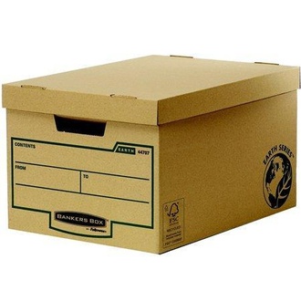 Papírenské zboží - Archivační krabice "BANKERS BOX® SYSTEM", velká, Earth série, FELLOWES