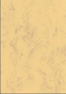Papírenské zboží - Papír s motivem,oboustranný, A4, 200 g, SIGEL, písková hnědá, skvrnitý [50 listů]
