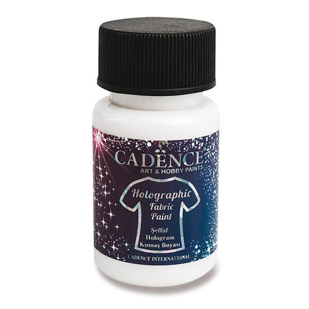 Papírenské zboží - Holografická barva na textil Cadence 50 ml