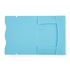 Papírenské zboží - Style mit Gummi A4 PP PASTELINI blau
