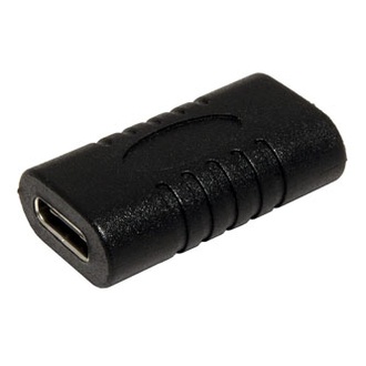 Papírenské zboží - USB (3.1) Spojka, USB C (3.1) F-USB C (3.1) F, 0, černá, plastic bag
