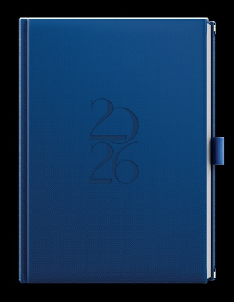 Papírenské zboží - Týdenní diář - Oskar - Deny - A5 - modrá