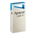 Papírenské zboží - Apacer USB flash disk, USB 3.0 (3.2 Gen 1), 128GB, AH155, stříbrný, AP128GAH155U-1, USB A