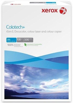 Papírenské zboží - Xerografický papír "Colotech", pro digitální tisk, A4, 100g, XEROX