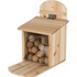 Papírenské zboží - Futterstation für Eichhörnchen 20 x 30 x 30 cm, naturbelassenes Kiefernholz