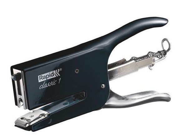 Papírenské zboží - Celokovové sešívací kleště Rapid Retro Classic K1, Black Magic