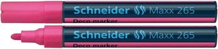 Papírenské zboží - Kreidemarker „Maxx 265“, rosa, 2-3 mm, flüssig, SCHNEIDER