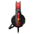 Papírenské zboží - Redragon CHRONOS, Spielkopfhörer mit Mikrofon, Lautstärkeregelung, schwarz/rot, 2x 3.5 mm jack + USB