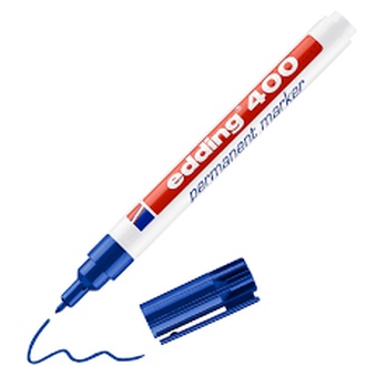 Papírenské zboží - Permanentní popisovač "400", modrá, 1mm, EDDING