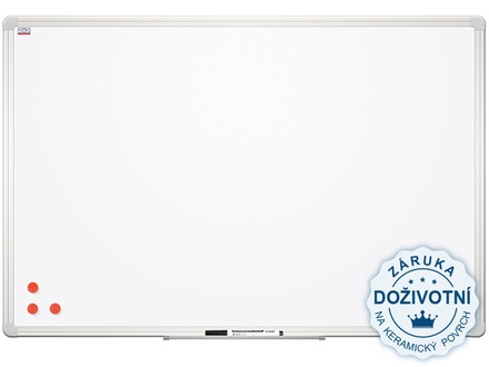 Papírenské zboží - Magnetická tabule Ceramic Premium- keramický povrch, hliníkový rám 260x120 cm