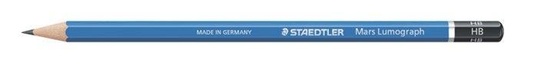 Papírenské zboží - Graphitstift „Mars Lumograph“, HB, sechseckig, STAEDTLER