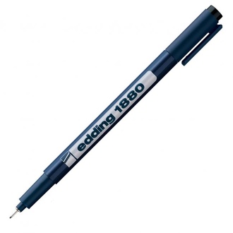 Papírenské zboží - Liner "1880", černá, 0,5mm, EDDING