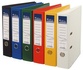 Papírenské zboží - Hebelordner „Premium“, blau, 75 mm, A4, mit Schutzbodenbeschlägen, PP/PP, VICTORIA