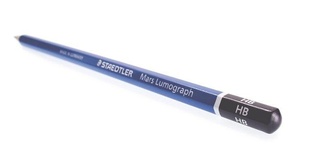 Papírenské zboží - Grafitová tužka "Mars Lumograph", HB, šestihranná, STAEDTLER