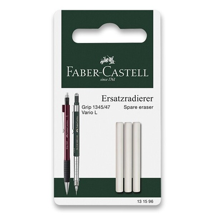 Papírenské zboží - Náhradní pryž Faber-Castell Grip 3 ks