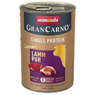 Papírenské zboží - GRANCARNO Single Protein 400 g čisté jehněčí, konzerva pro psy 
