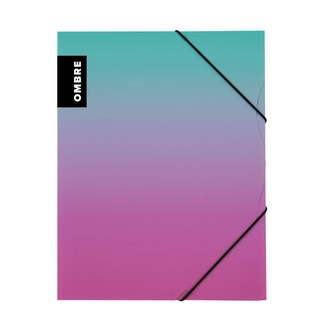 Papírenské zboží - Sloha s gumou A4 PP OMBRE růžová