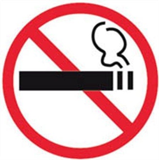 Papírenské zboží - Samolepící etiketa, "Zákaz kouření", APLI