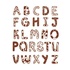 Papírenské zboží - Briefmarken Aladine Stampo Minos - Großes Alphabet