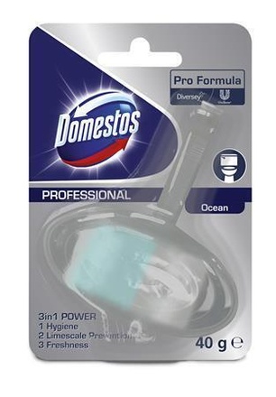 Papírenské zboží - WC blok "3 in 1", oceán, 40g, DOMESTOS