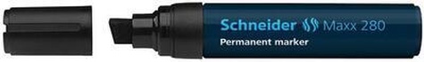Papírenské zboží - Permanentmarker „Maxx 280“, schwarz, 4-12 mm, Keilspitze, SCHNEIDER