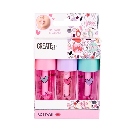 Papírenské zboží - Olej na rty - blistr 3 ks 